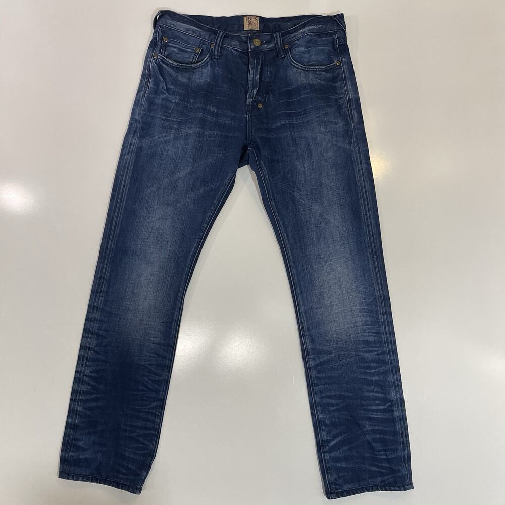 PRPS Demon Jeans Mens 31 Button Fly Blue Denim Dark Wash 31x28 Designer